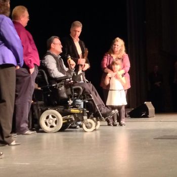 Randy Barron accepts the Lifetime Achievement Award 2013

