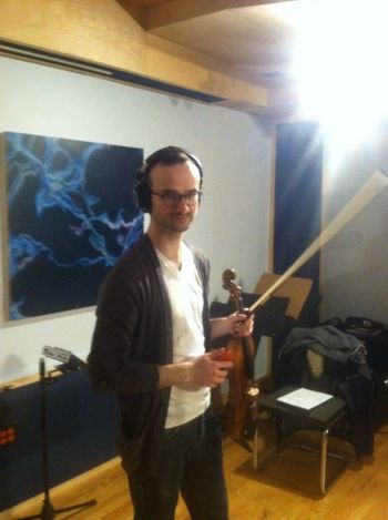 Daniel Kutganov, recording session
