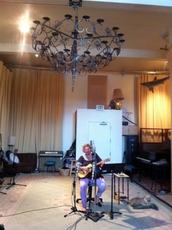 recording at Studio Litho
