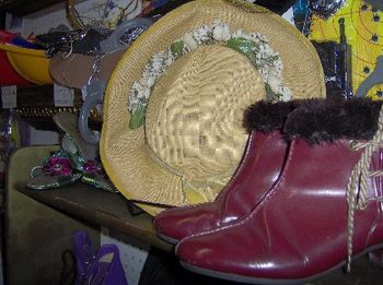 Vintage Hats & Boots $5- $20
