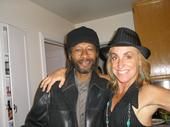 Poet Royal Kent - Composer Wendy Loomis at a party
