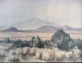 Utah Desert landscape by Byron J. Sharp
