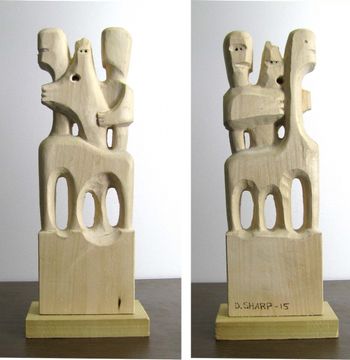 Trio Number One Sold or no longer available 4.5 X 2.75 X 12.75" tall - Linden Wood
