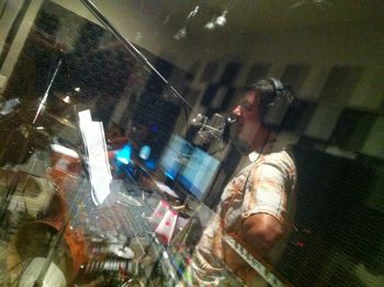 Todd Burge @ River Rat Studio (9-6-12) Todd Burge in the vocal booth channeling Union General John Buford
