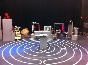 Labyrinth set from 2012 process workshop of Christopher Cartmill's ROMEO'S DREAM
