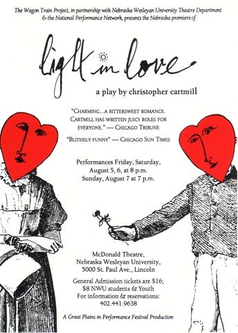 Tour Poster for Christopher Cartmill's LIGHT IN LOVE
