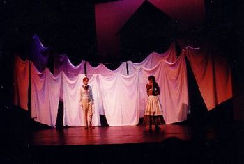 The Break Christopher Cartmill (as Tempy) and Roberta Kisker (as Kathleen) in 1994 Wagon Train Project production of Christopher Cartmill's LIGHT IN LOVE
