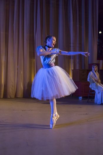 Christopher Cartmill's production of August Strindberg's A DREAM PLAY (Dancer) René Craig  (Dancer) in August Strindberg's A DREAM PLAY, directed by Christopher Cartmill with sets by Claudia Barragan, lights by Casandra Zeugin & costumes by Sarah Zinn (photo by Matt Pilsner).
