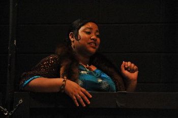 Marquita Robinson (as Cecilie)  in the 2009 Flournoy Playwright production of Christopher Cartmill's THE APOTHEOSIS OF VACLAV DRDA

