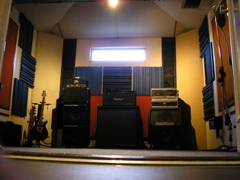 Studio @ B7A with a few amps.
