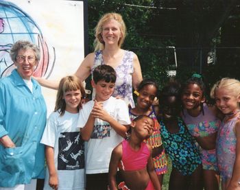 Ridgeville Park District, Kristin Lems and Peggy Lipschutz, circa 1996
