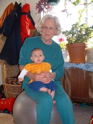 hazel and grandma
