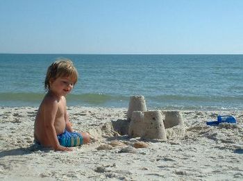 gavin and sand castle
