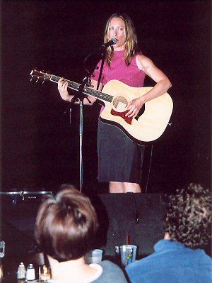 opening up for Jill Sobule at Martyr's, Chicago, 10/2/04, photo by Jerry Gilio
