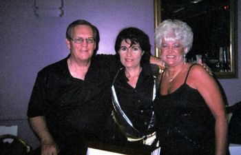 AmyBeth with Ed Bonja (Elvis photographer) and Judy Richard at the Mardi Gras Casino in Las Vegas
