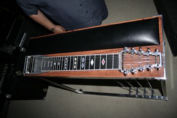 Mark van Allen's steel guitar.  This baby has played for some big names!

