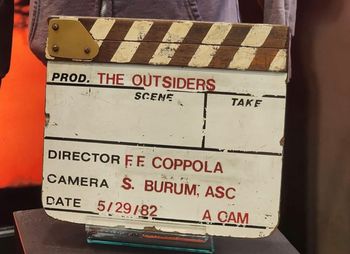 Ben Makinen was an extra in the Francis Ford Coppola movie The Outsiders written by SE Hinton
