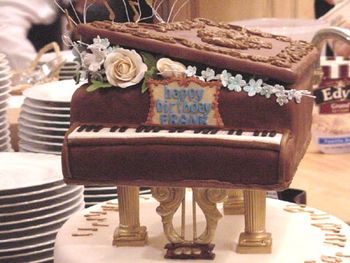 Frank's Chocolate Piano Cake
