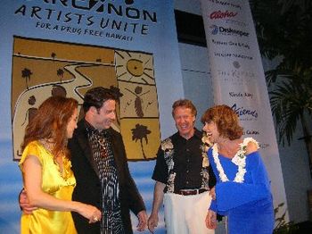 John Travolta & Kelly Preston - Narconon Benefit, Honolulu
