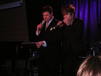Rrazz Room, S.F., with wonderful vocalist Jonathan Poretz, playing our trombone & trumpet...
