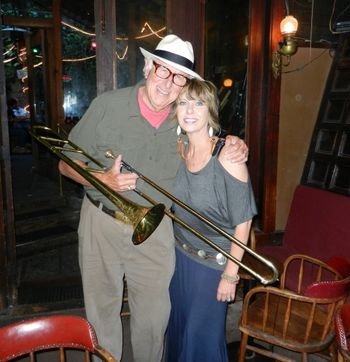 Perfomance at No Name Bar, Sausalito, with jazz treasure and funny man, Mal Sharpe. 5/20/12
