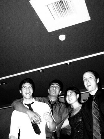 With the band - post show @ The Roxy
