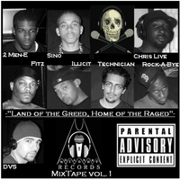 Land of the Greed, Home of the Raged (Dark Night Records MixTape vol.1) by DNA