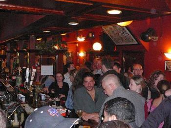 Gibney's is packed for this special, special occasion.
