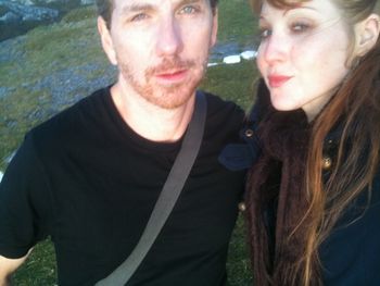 Within the stone circle ... Summer & Michael in Ireland
