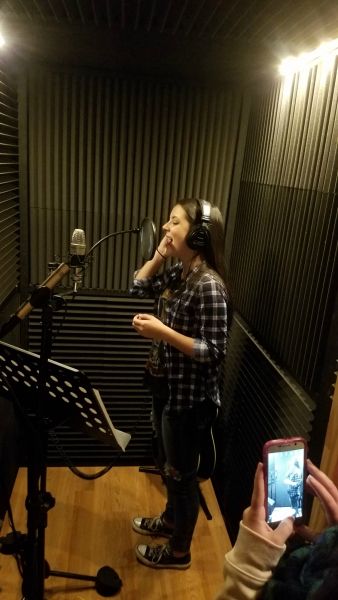 Tori Bullock tracking vocals.

