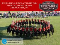 RCMP Musical Ride at Heritage Stables including full band show from The Whiskey Ghost
