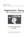 Depression Diary (for Unaccompanied Voice) - Low Voice (Treble Clef)