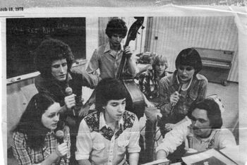 dailynews LCC Vocal Jazz Quartet in 1978. Photo by the Longview Daily News.
