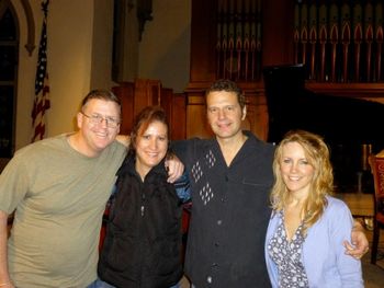Friends at the The Old Church concert
