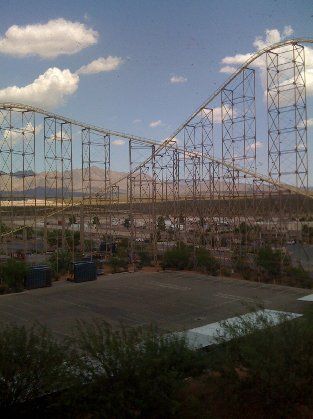 The view from my hotel room - Primm, NV 8/16/08
