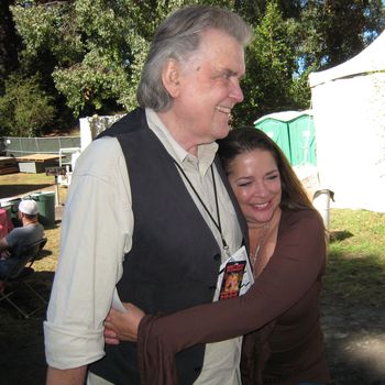 Guy Clark and Carlene at Hardly Strictly Bluegrass Festival.
