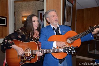 May 16, 2019. Carlene and Larry Gatlin backstage at Opry at the Ryman.
