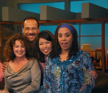 ABC TV Interview Linda, Spencer Christian, Janelle Wang, Maggie Brown
