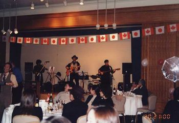 On stage, Kobe Club, 2001
