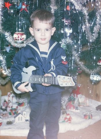 My first guitar, 1969_
