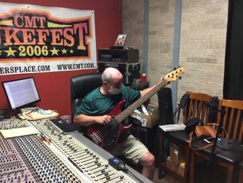 Robby Meadows Bass and Engineer Hazzard County Studio 2020
