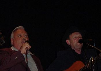 On Stage March 21, 2009, Keyser, WV, Lynn & Ronnie Reno -- Doing Songs From "Lookin' Down The Road" and "CONNECTED: Grassland To Gloryland"
