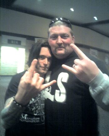 Eric Rodgers from DANGEROUS NEW MACHINE partying with Andy!
