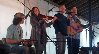 Jeanne performs at Sea Music Festival with Robbie O'Connell, Dan Milner and Ben Gagliardi. Mystic 2011
