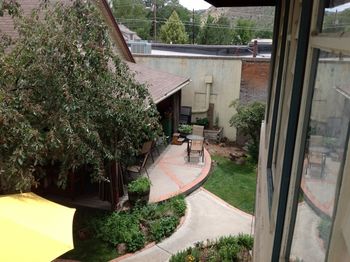 View from my room of the stage at the Rochester Hotel in Durango, CO. 06/27/12
