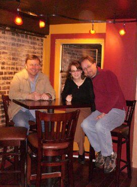 Stan, Tracy (Stan's cousin) and Doug hanging out in the Loft
