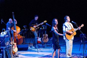 Karla, Darrell Scott and the Band at the Leonard Cohen Festival in Edmonton, AB 2008
