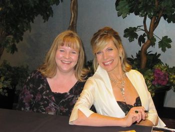 That's me...meeting Debby Boone!
