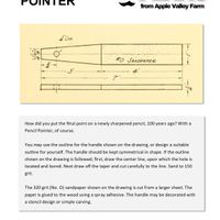 Pencil Pointer Downloadable Plans