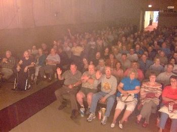 The 'Other Side' of the Audience at Saturday's Patsy & Friends show
